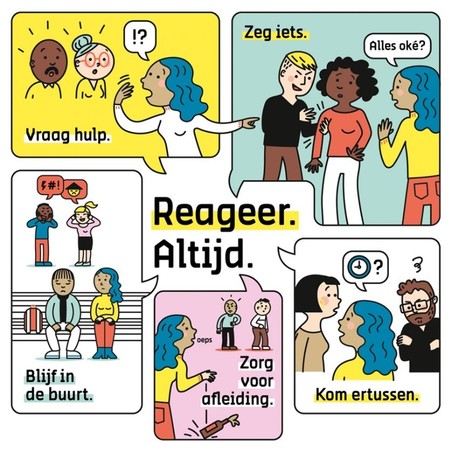 Reageer altijd op racisme en discriminatie
