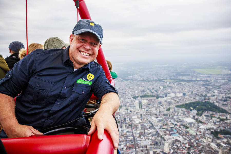 Peter in de luchtballon