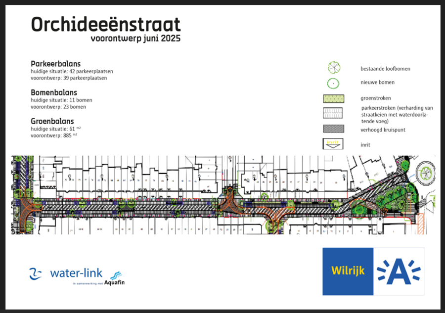 Plan voorontwerp Orchideeënstraat Plan voorontwerp Orchideeënstraat