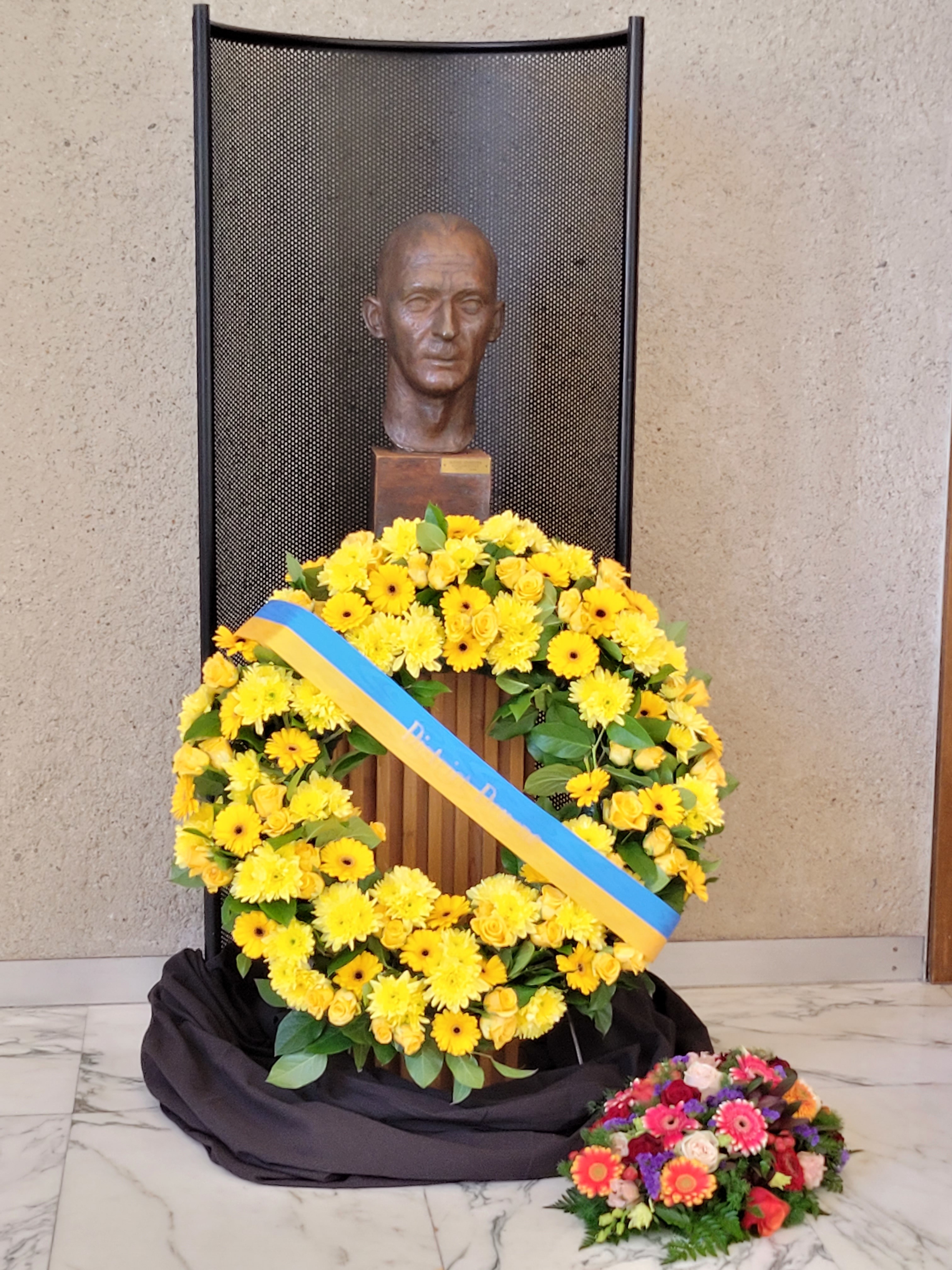 Borstbeeld van burgemeester Alfons Schneider
