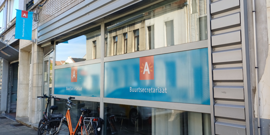 Voorgevel buurtsecretariaat Borgerhout