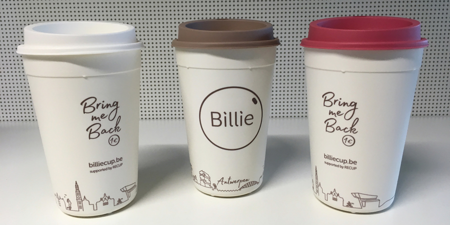 De herbruikbare koffiebeker Billie Cup voor Mei Plasticvrij De herbruikbare koffiebeker Billie Cup voor Mei Plasticvrij