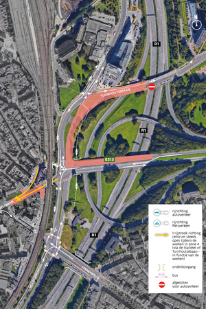 Overzicht werfzones in fase 3