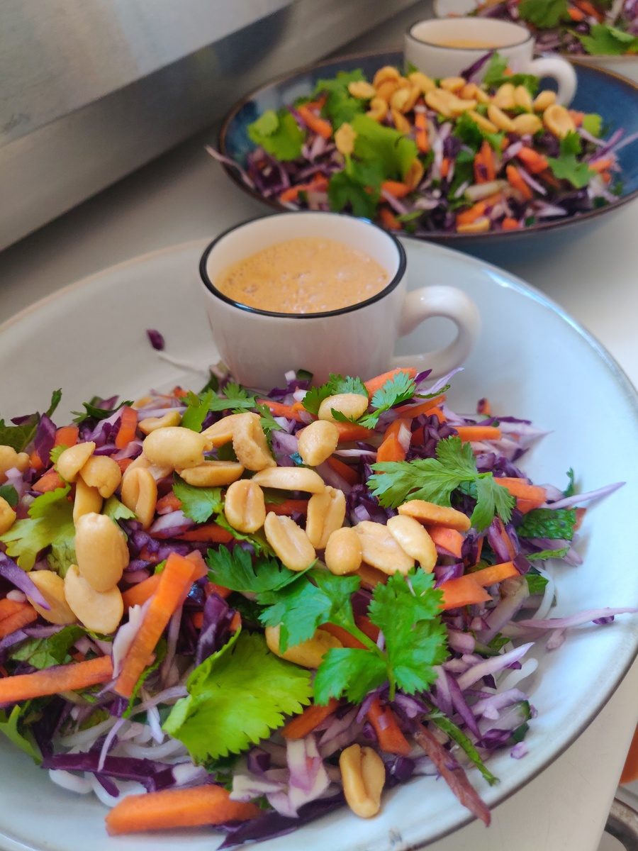 Aziatische noedelsalade