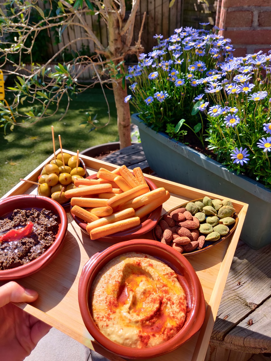 Tapas op het terras