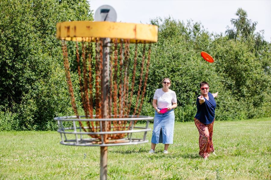 Discgolf op Fort 3 in Borsbeek