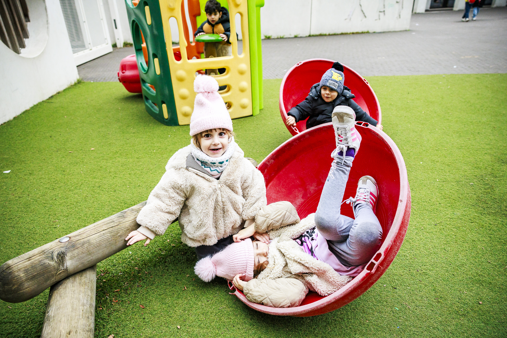 Kinderen spelen samen