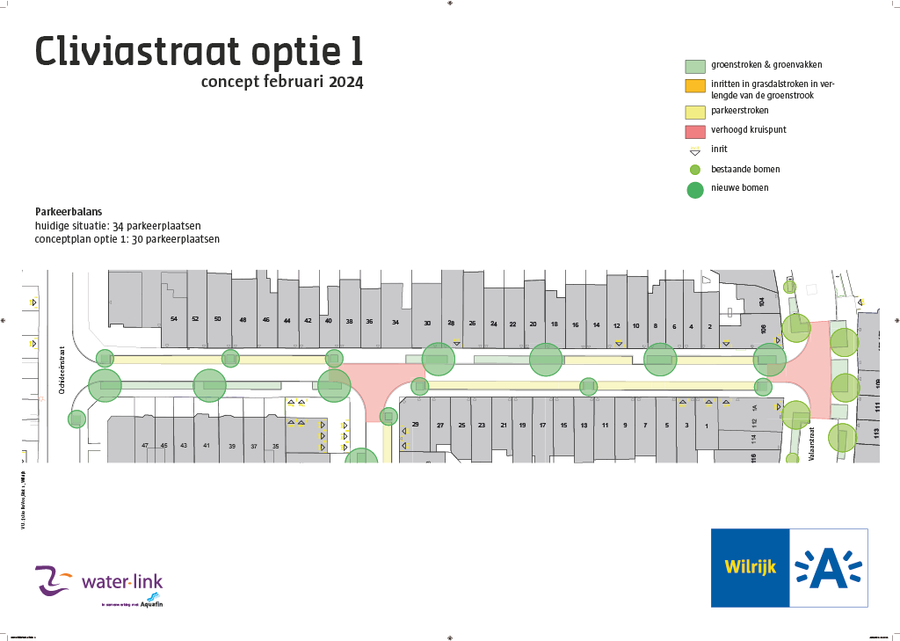 concept Cliviastraat - optie 1