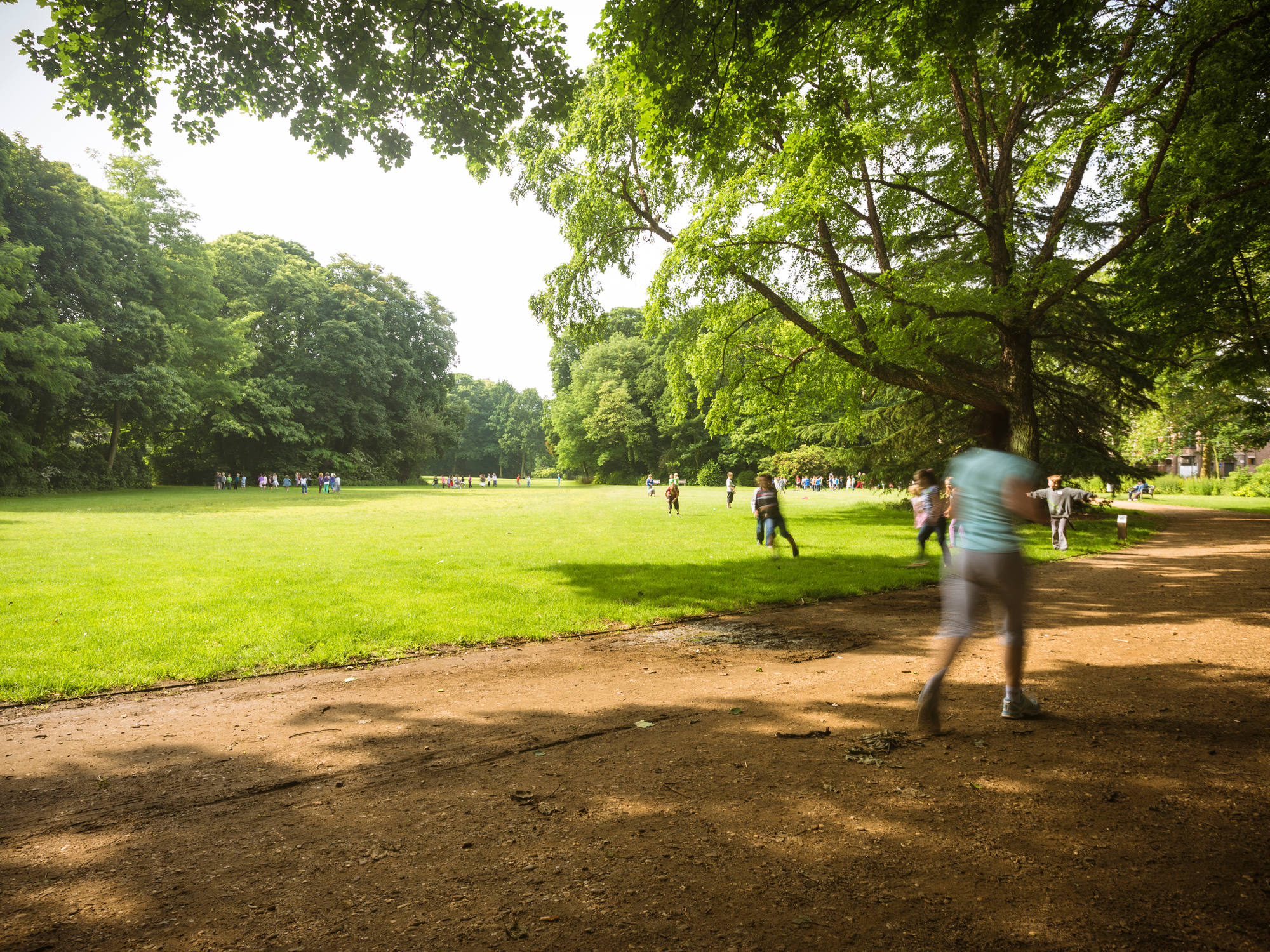 Foto van mensen in het Te Boelaarpark