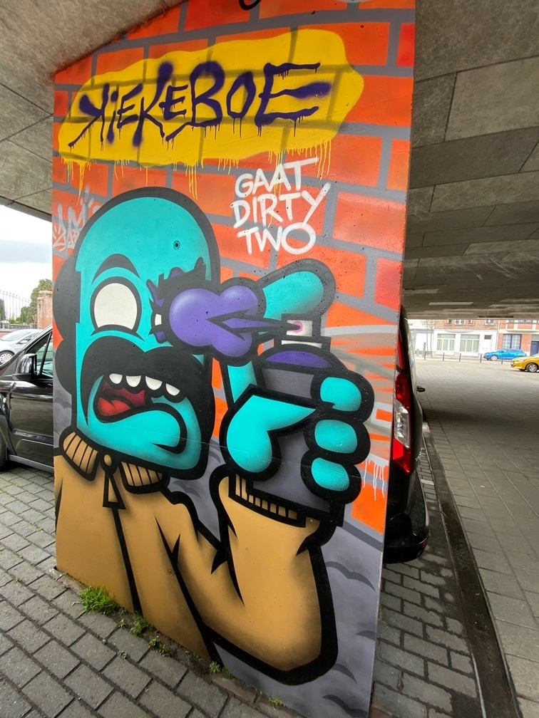 streetartwerk van 2Dirty