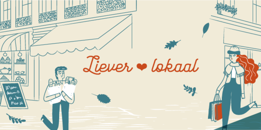 Campagnebeeld van de provinciale actie Liever Lokaal