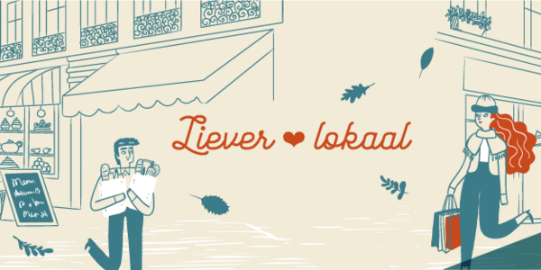 Campagnebeeld van de provinciale actie Liever Lokaal