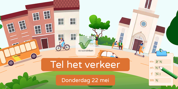Hoe gezond is het verkeer in jouw straat? Doe mee met Straatvinken in Borgerhout op 22 mei