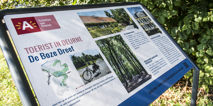 Infobord Toerist in Deurne Infobord Toerist in Deurne