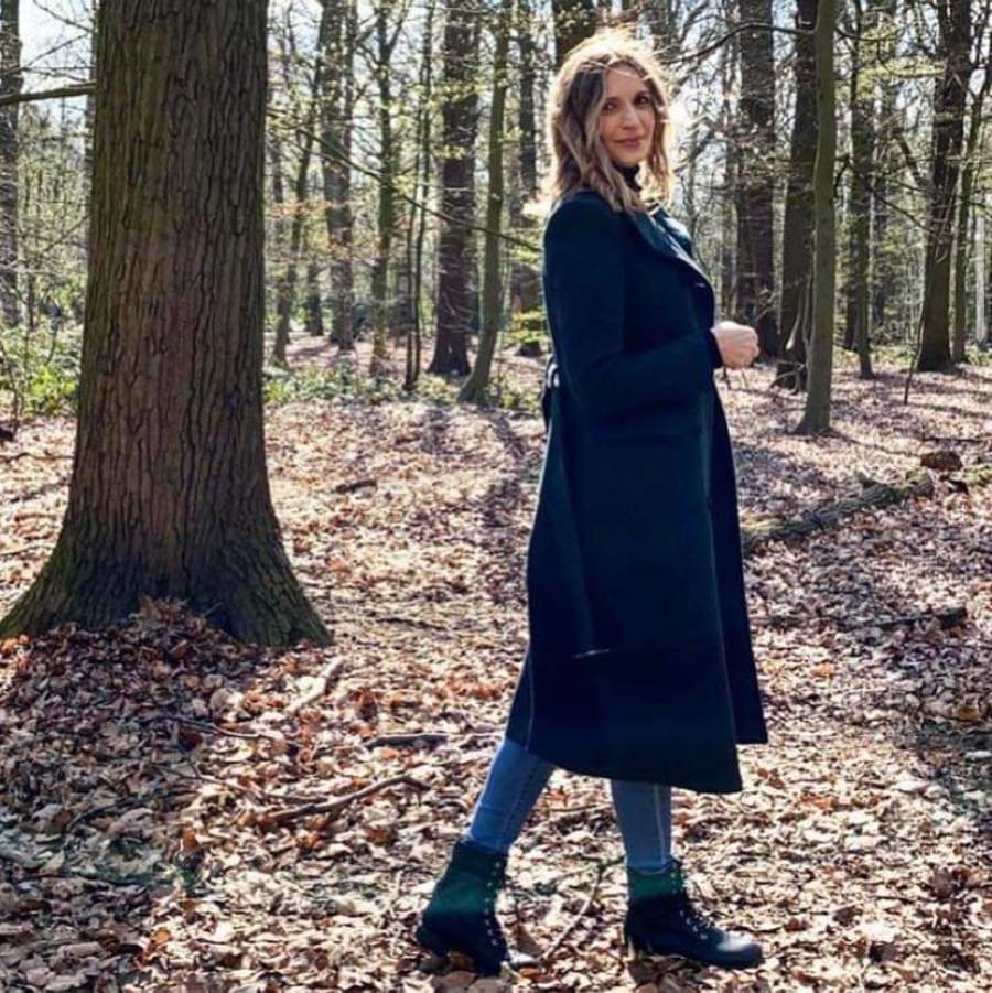Ivana in het bos