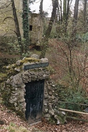 Ingang in het Boekenbergpark