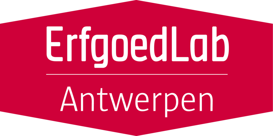 Logo ErfgoedLab Antwerpen Logo ErfgoedLab Antwerpen