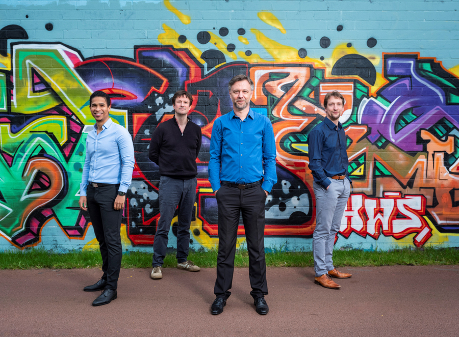 HaftCraft Quartet voor een graffitimuur HaftCraft Quartet voor een graffitimuur