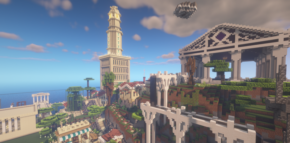 Een Minecraft wereld