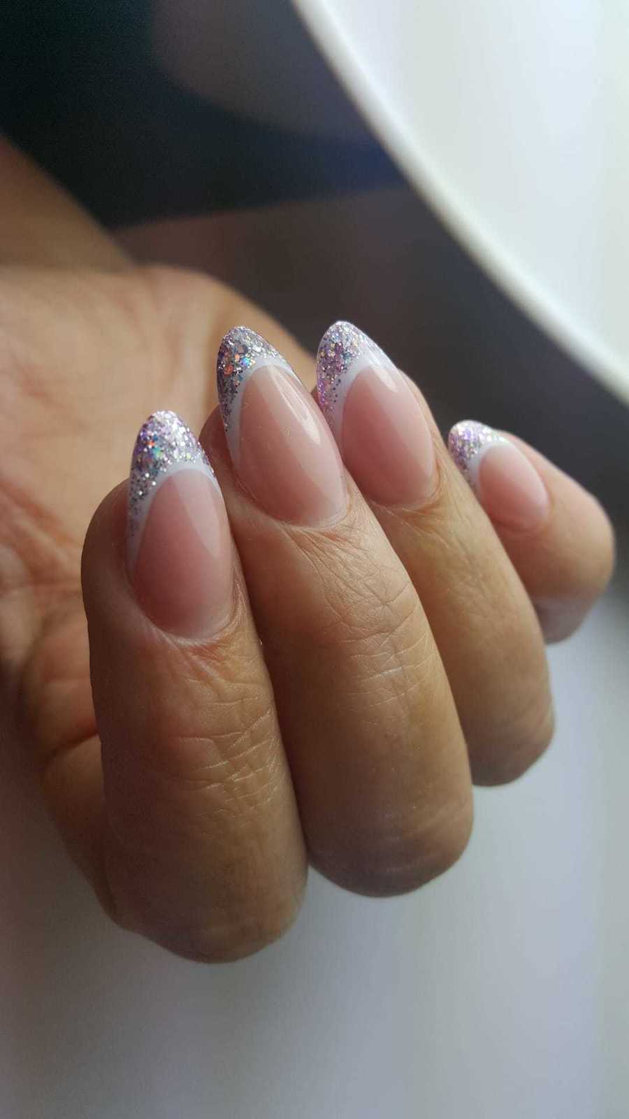 Gelnagels met glitters