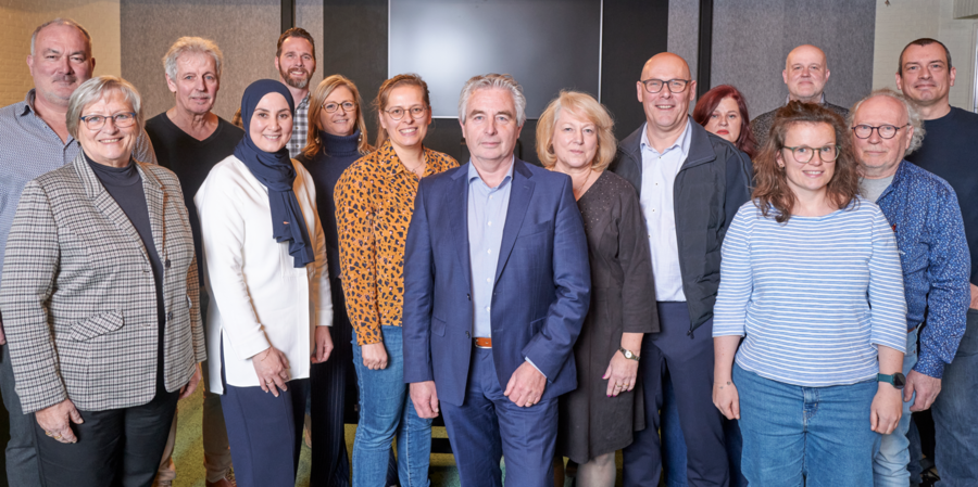 groepsfoto van de districtsraad van Borsbeek