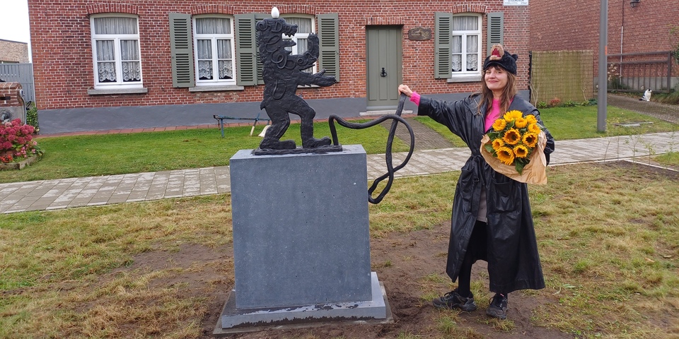 Kunstwerk en artieste