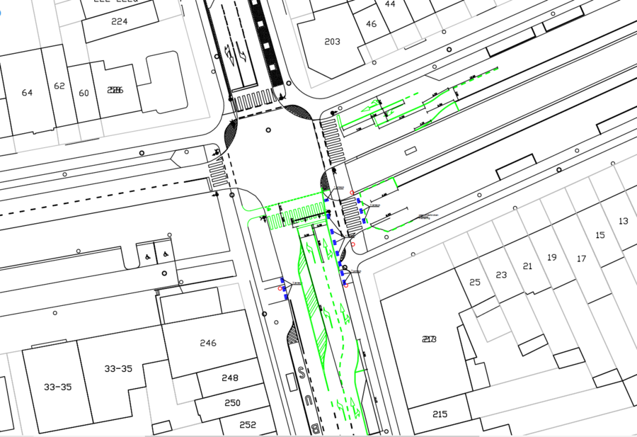 Compcter kruispunt Krijgslaan - Doornstraat Compcter kruispunt Krijgslaan - Doornstraat