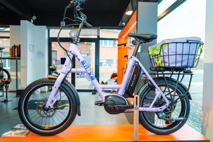 Paarse i:SY fiets