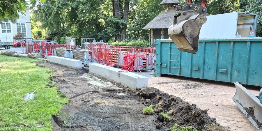 Afgraving grond van Te Boelaarpark Afgraving grond van Te Boelaarpark