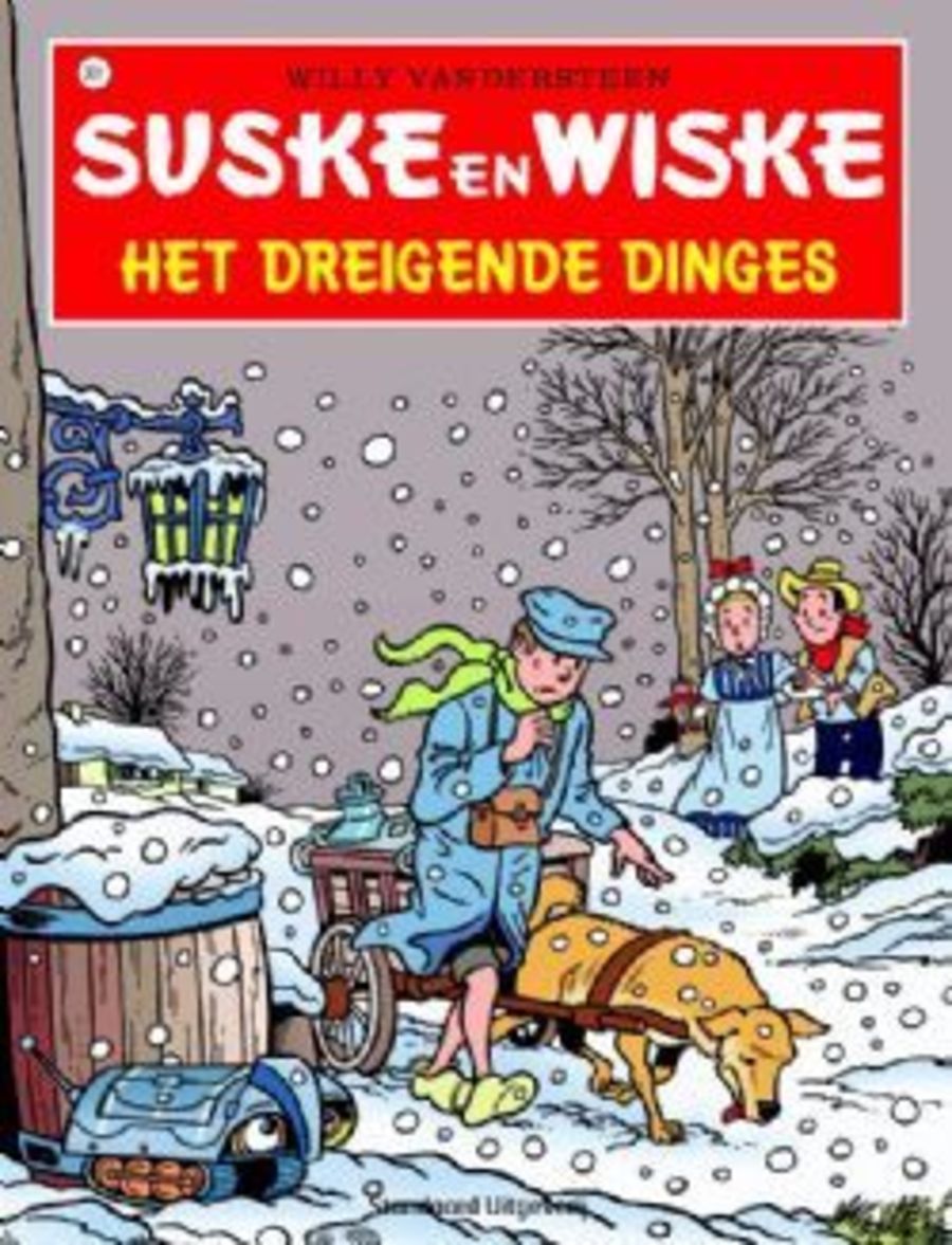 Nello en Patrasche en de melkkar in de sneeuw