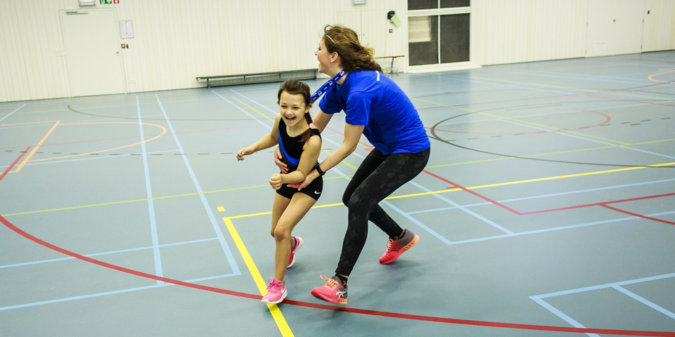 Monitor tijdens de Antwerpse Sportweken