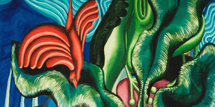 Uitsnede kunstwerk expo Fameus