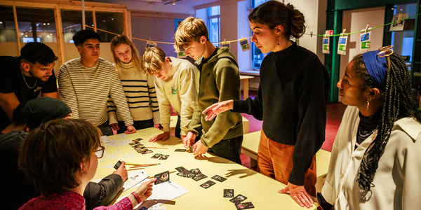 Foto van participatiemoment met jongeren