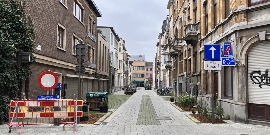 foto van de Regentstraat, genomen op 22 maart 2024