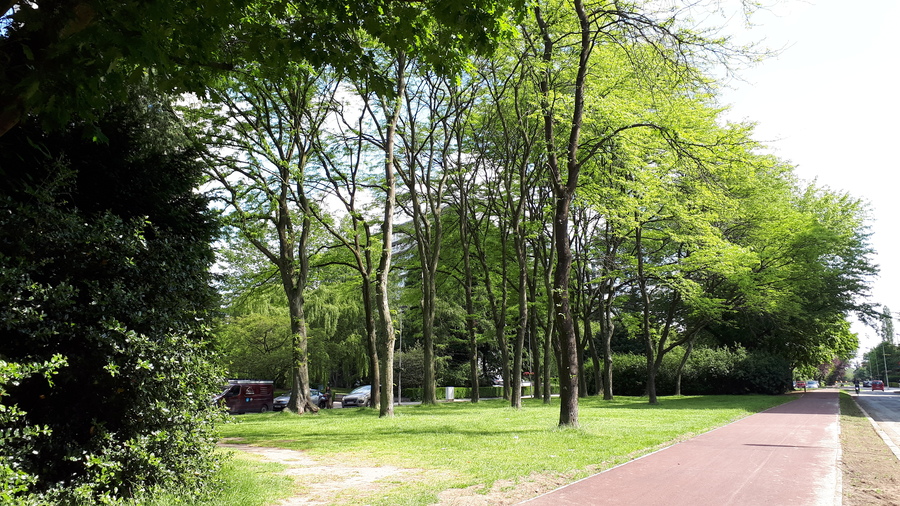 nieuw fietspad Fruithoflaan nieuw fietspad Fruithoflaan