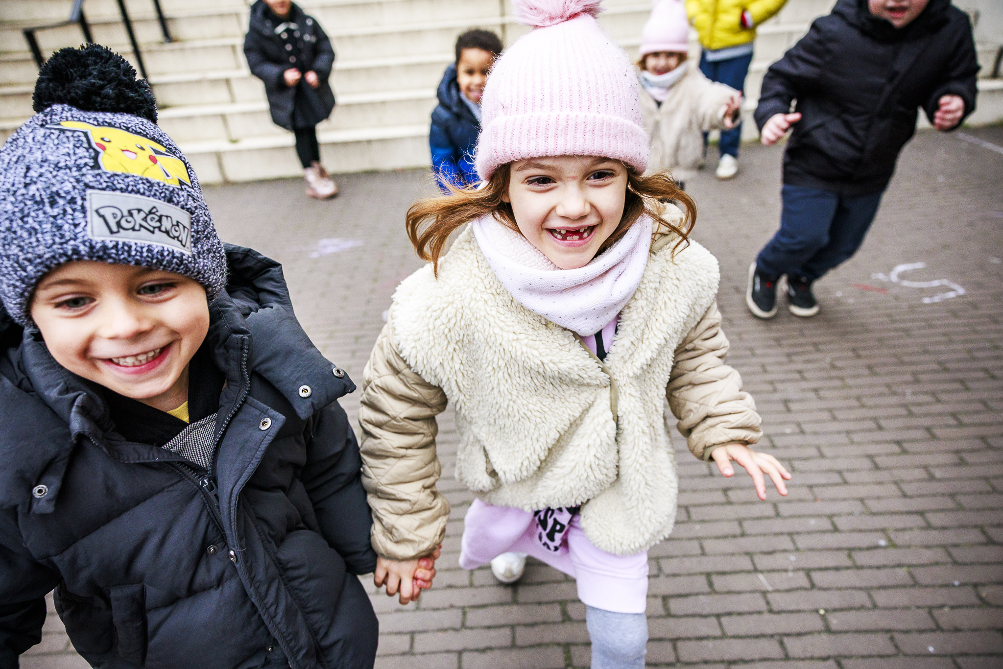 Kinderen lachen samen