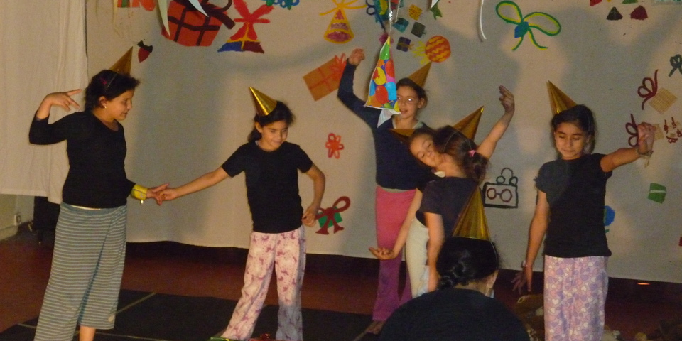 dansende meisjes