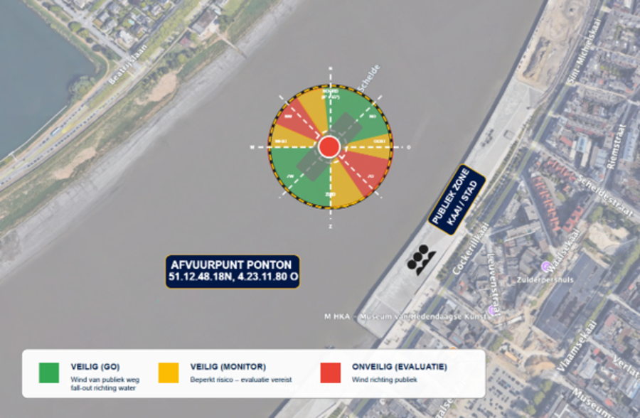 Afschietlocatie Vuurwerk