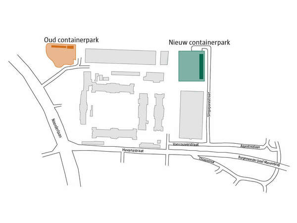plan containerpark Luchtbal plan containerpark Luchtbal