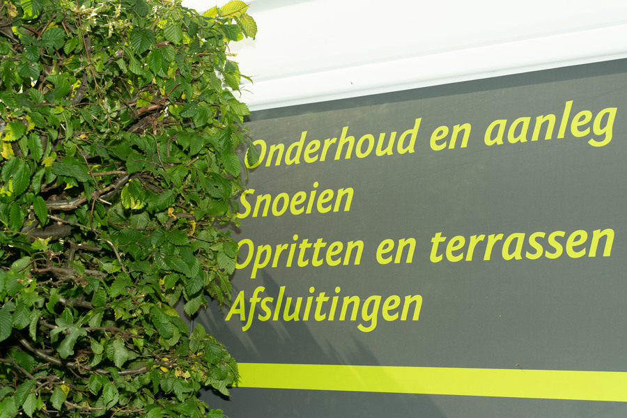 De camionet van Van Den Nieuwenhof
