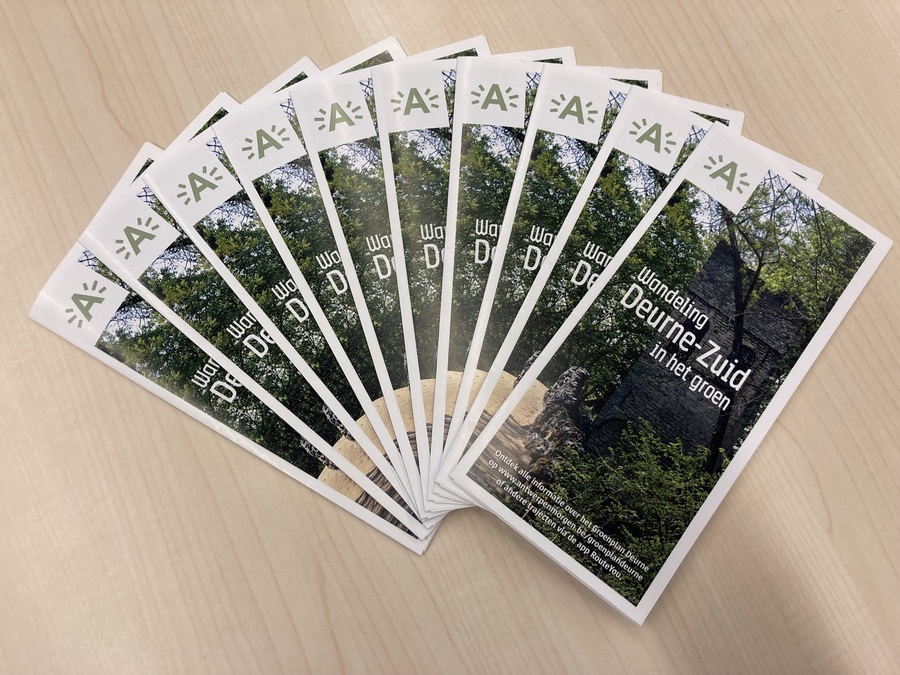Brochure wandeling Deurne-Zuid in het groen