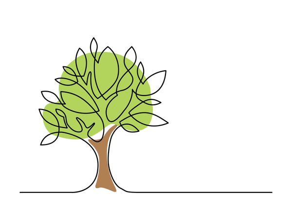 Getekende boom