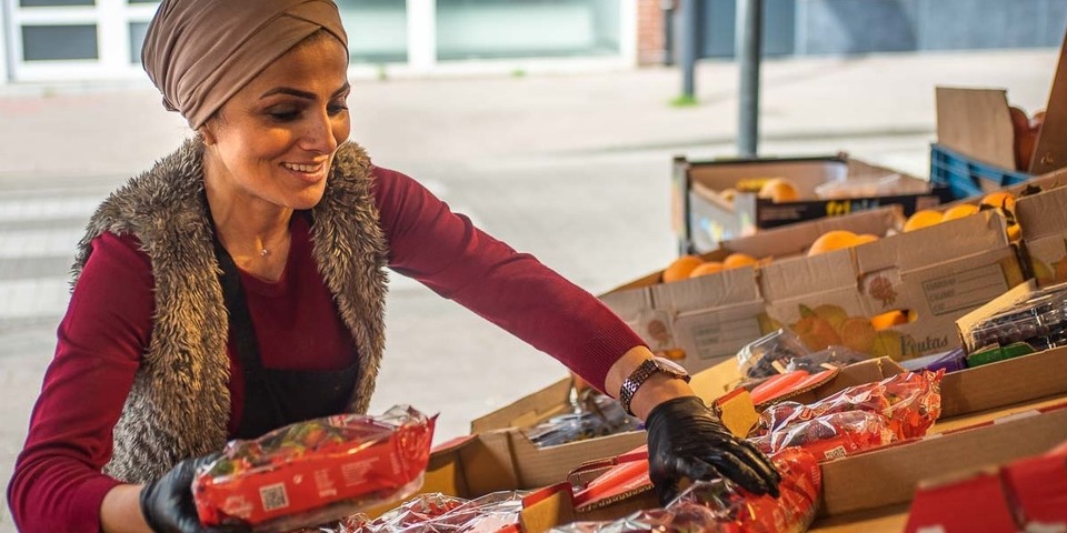 Zurreya vult fruit bij aan de buitentoog