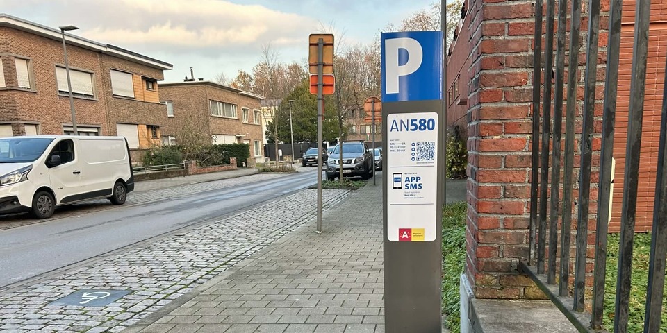 Parkeerautomaat in de Marneflaan