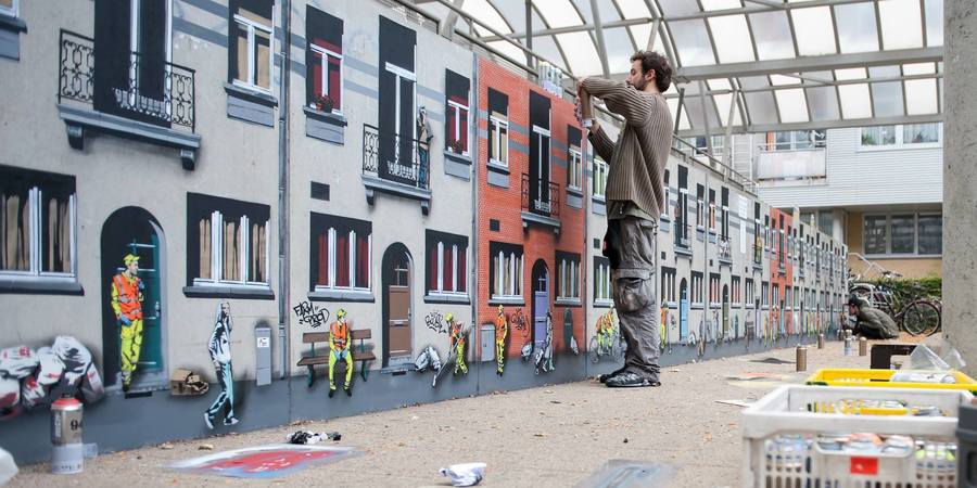 Street art Luchtbal Street art Luchtbal