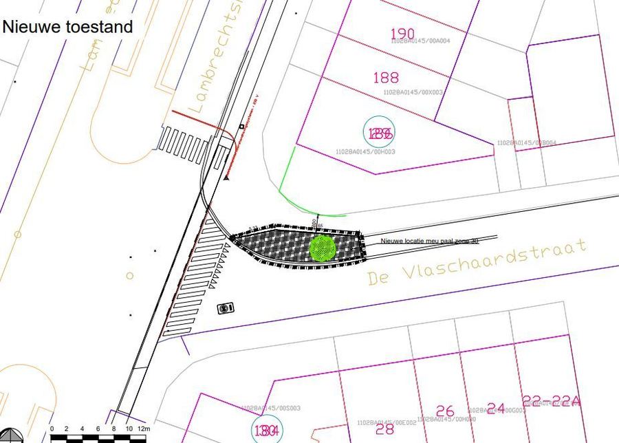 Plan nieuwe toestand De Vlaschaardstraat