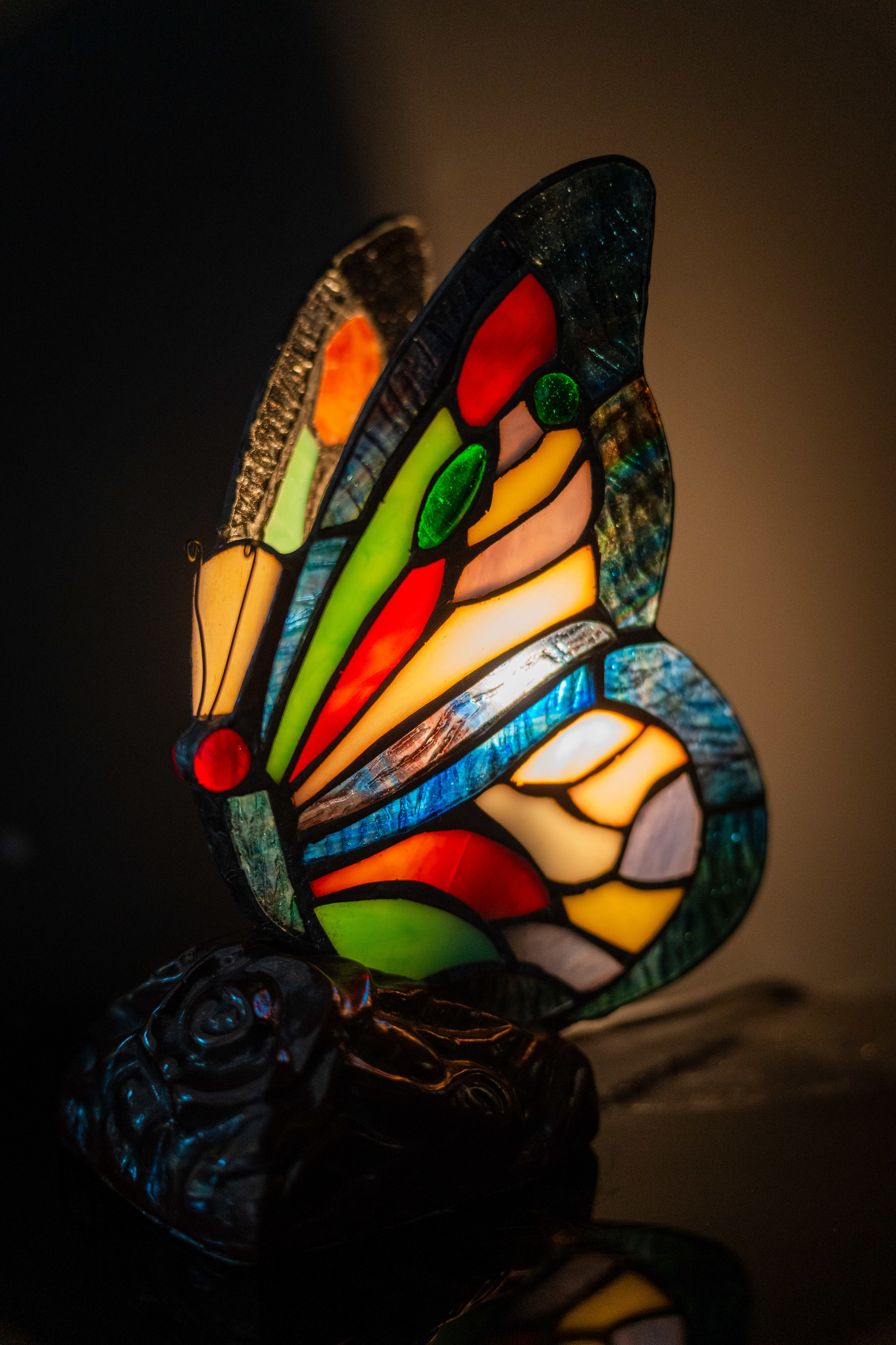 Tiffanylamp vlinder