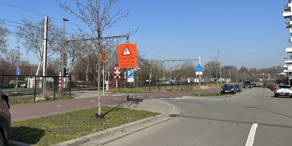 Overweg tussen Groen Zuid en Polderstad