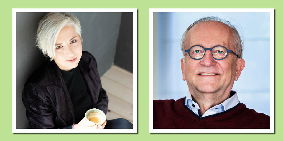 Portretten van Liesbet Sourbon en dr. Luc Swinnen