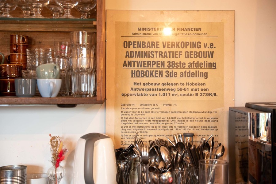Affiche van openbare verkoop
